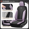 image:imageCoverado Car Seat Covers Seat Covers Full Set Mesh Breathable Seat Protectors 5 Seats 5Piece Black Automotive Seat Covers Universal Fit for SUV Sedan TruckApurpleBlack