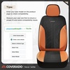image:imageCoverado Car Seat Covers Seat Covers Full Set Mesh Breathable Seat Protectors 5 Seats 5Piece Black Automotive Seat Covers Universal Fit for SUV Sedan TruckABrownBlack