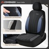 image:imageCoverado Car Seat Covers Seat Covers Full Set Mesh Breathable Seat Protectors 5 Seats 5Piece Black Automotive Seat Covers Universal Fit for SUV Sedan TruckBBlueBlack
