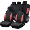 image:imageCoverado Car Seat Covers Seat Covers Full Set Mesh Breathable Seat Protectors 5 Seats 5Piece Black Automotive Seat Covers Universal Fit for SUV Sedan TruckRedBlack