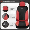 image:imageCoverado Car Seat Covers Seat Covers Full Set Mesh Breathable Seat Protectors 5 Seats 5Piece Black Automotive Seat Covers Universal Fit for SUV Sedan TruckARedBlack