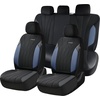 image:imageCoverado Car Seat Covers Seat Covers Full Set Mesh Breathable Seat Protectors 5 Seats 5Piece Black Automotive Seat Covers Universal Fit for SUV Sedan TruckBBlueBlack