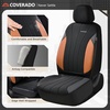 image:imageCoverado Car Seat Covers Seat Covers Full Set Mesh Breathable Seat Protectors 5 Seats 5Piece Black Automotive Seat Covers Universal Fit for SUV Sedan TruckBBrownBlack