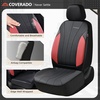 image:imageCoverado Car Seat Covers Seat Covers Full Set Mesh Breathable Seat Protectors 5 Seats 5Piece Black Automotive Seat Covers Universal Fit for SUV Sedan TruckRedBlack