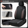 image:imageCoverado Car Seat Covers Seat Covers Full Set Mesh Breathable Seat Protectors 5 Seats 5Piece Black Automotive Seat Covers Universal Fit for SUV Sedan TruckBCoffeeBlack
