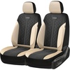 image:imageCoverado Car Seat Covers Seat Covers Full Set Mesh Breathable Seat Protectors 5 Seats 5Piece Black Automotive Seat Covers Universal Fit for SUV Sedan TruckABeigeBlack