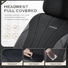image:imageCoverado Car Seat Covers Seat Covers Full Set Mesh Breathable Seat Protectors 5 Seats 5Piece Black Automotive Seat Covers Universal Fit for SUV Sedan TruckBBlack