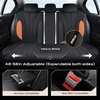image:imageCoverado Car Seat Covers Seat Covers Full Set Mesh Breathable Seat Protectors 5 Seats 5Piece Black Automotive Seat Covers Universal Fit for SUV Sedan TruckBBrownBlack