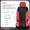 image:imageCoverado Car Seat Covers Seat Covers Full Set Mesh Breathable Seat Protectors 5 Seats 5Piece Black Automotive Seat Covers Universal Fit for SUV Sedan TruckARedBlack
