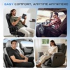 image:imageCoverado Cooling Car Seat Cover Ventilated Seat Cushion with 3Speed Adjustable Airflow Gray Breathable Universal Seat Pad for Car SUV Truck VanBlack