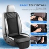 image:imageCoverado Cooling Car Seat Cover Ventilated Seat Cushion with 3Speed Adjustable Airflow Gray Breathable Universal Seat Pad for Car SUV Truck VanGray
