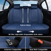 image:imageCoverado Full Set Car Seat Covers Luxury Faux Leather Waterproof Seat Covers Pink Car Seat Protectors Universal Fit for Most Cars Automotive Seat CoversPinkABlue