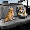 image:imageCoverado Full Set Car Seat Covers Luxury Faux Leather Waterproof Seat Covers Pink Car Seat Protectors Universal Fit for Most Cars Automotive Seat CoversPinkAGray