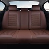 image:imageCoverado Full Set Car Seat Covers Luxury Faux Leather Waterproof Seat Covers Pink Car Seat Protectors Universal Fit for Most Cars Automotive Seat CoversPinkACoffee