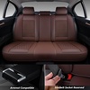 image:imageCoverado Full Set Car Seat Covers Luxury Faux Leather Waterproof Seat Covers Pink Car Seat Protectors Universal Fit for Most Cars Automotive Seat CoversPinkACoffee