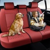 image:imageCoverado Full Set Car Seat Covers Luxury Faux Leather Waterproof Seat Covers Pink Car Seat Protectors Universal Fit for Most Cars Automotive Seat CoversPinkARed