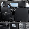 image:imageCoverado Full Set Car Seat Covers Luxury Faux Leather Waterproof Seat Covers Pink Car Seat Protectors Universal Fit for Most Cars Automotive Seat CoversPinkABlackGray