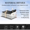 image:imageCoverado Full Set Car Seat Covers Luxury Faux Leather Waterproof Seat Covers Pink Car Seat Protectors Universal Fit for Most Cars Automotive Seat CoversPinkBlackFullSet