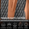 image:imageCoverado Full Set Car Seat Covers Luxury Faux Leather Waterproof Seat Covers Pink Car Seat Protectors Universal Fit for Most Cars Automotive Seat CoversPinkABrownBlack