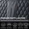 image:imageCoverado Full Set Car Seat Covers Luxury Faux Leather Waterproof Seat Covers Pink Car Seat Protectors Universal Fit for Most Cars Automotive Seat CoversPinkABlack
