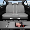 image:imageCoverado Full Set Car Seat Covers Luxury Faux Leather Waterproof Seat Covers Pink Car Seat Protectors Universal Fit for Most Cars Automotive Seat CoversPinkBGray
