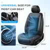 image:imageCoverado Upgraded Cooling Car Seat Cushion 8 Ventilation Fans 12V24V Ventilated Cooling Seat Cover 3 Adjustable Wind Speeds Long Lasting Coolness Summer Driving Universal Fit for Car SUV Truck GrayBlacka