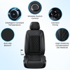 image:imageCoverado Upgraded Cooling Car Seat Cushion 8 Ventilation Fans 12V24V Ventilated Cooling Seat Cover 3 Adjustable Wind Speeds Long Lasting Coolness Summer Driving Universal Fit for Car SUV Truck GrayBlack