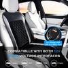 image:imageCoverado Upgraded Cooling Car Seat Cushion 8 Ventilation Fans 12V24V Ventilated Cooling Seat Cover 3 Adjustable Wind Speeds Long Lasting Coolness Summer Driving Universal Fit for Car SUV Truck GrayGray