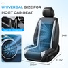 image:imageCoverado Upgraded Cooling Car Seat Cushion 8 Ventilation Fans 12V24V Ventilated Cooling Seat Cover 3 Adjustable Wind Speeds Long Lasting Coolness Summer Driving Universal Fit for Car SUV Truck GrayGray