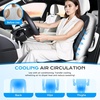 image:imageCoverado Upgraded Cooling Car Seat Cushion 8 Ventilation Fans 12V24V Ventilated Cooling Seat Cover 3 Adjustable Wind Speeds Long Lasting Coolness Summer Driving Universal Fit for Car SUV Truck GrayBlack