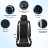 image:imageCoverado Upgraded Cooling Car Seat Cushion 8 Ventilation Fans 12V24V Ventilated Cooling Seat Cover 3 Adjustable Wind Speeds Long Lasting Coolness Summer Driving Universal Fit for Car SUV Truck GrayGray