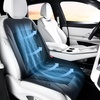 image:imageCoverado Upgraded Cooling Car Seat Cushion 8 Ventilation Fans 12V24V Ventilated Cooling Seat Cover 3 Adjustable Wind Speeds Long Lasting Coolness Summer Driving Universal Fit for Car SUV Truck GrayBlacka