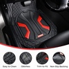image:imageCoverado Car Floor Mats for Cars Deep Dish All Weather Floor Mats Car Floor Mats All Weather with AntiSlip Backing Car Mats Universal Trim to Fit Car Mat for Cars SUV Truck Vans 4 Pcs BlackampRedBlackRed