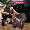 image:imageCoverado Car Floor Mats for Cars Deep Dish All Weather Floor Mats Car Floor Mats All Weather with AntiSlip Backing Car Mats Universal Trim to Fit Car Mat for Cars SUV Truck Vans 4 Pcs BlackampRedBlackRed