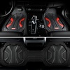image:imageCoverado Car Floor Mats for Cars Deep Dish All Weather Floor Mats Car Floor Mats All Weather with AntiSlip Backing Car Mats Universal Trim to Fit Car Mat for Cars SUV Truck Vans 4 Pcs BlackampRedBlackRedseed