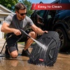 image:imageCoverado Car Floor Mats for Cars Deep Dish All Weather Floor Mats Car Floor Mats All Weather with AntiSlip Backing Car Mats Universal Trim to Fit Car Mat for Cars SUV Truck Vans 4 Pcs BlackampRedBlack