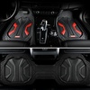 image:imageCoverado Car Floor Mats for Cars Deep Dish All Weather Floor Mats Car Floor Mats All Weather with AntiSlip Backing Car Mats Universal Trim to Fit Car Mat for Cars SUV Truck Vans 4 Pcs BlackampRedBlackRed