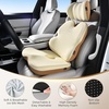 image:imageCoverado Seat Cushions Neck Pillow Lumbar Support Pillow for Car Memory Foam Office Chair Back Support Orthopedic Coccyx Cushion with NonSlip Bottom Neck Butt Back Pillow for Chair Truck GrayampBlackCoffeebeige