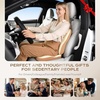 image:imageCoverado Seat Cushions Neck Pillow Lumbar Support Pillow for Car Memory Foam Office Chair Back Support Orthopedic Coccyx Cushion with NonSlip Bottom Neck Butt Back Pillow for Chair Truck GrayampBlackCoffeebeige