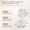 image:imageCoverado Seat Cushions Neck Pillow Lumbar Support Pillow for Car Memory Foam Office Chair Back Support Orthopedic Coccyx Cushion with NonSlip Bottom Neck Butt Back Pillow for Chair Truck GrayampBlackGraylight Gray