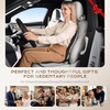 image:imageCoverado Seat Cushions Neck Pillow Lumbar Support Pillow for Car Memory Foam Office Chair Back Support Orthopedic Coccyx Cushion with NonSlip Bottom Neck Butt Back Pillow for Chair Truck GrayampBlackGrayblack