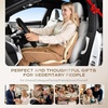 image:imageCoverado Seat Cushions Neck Pillow Lumbar Support Pillow for Car Memory Foam Office Chair Back Support Orthopedic Coccyx Cushion with NonSlip Bottom Neck Butt Back Pillow for Chair Truck GrayampBlackCoffeebeige