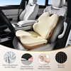 image:imageCoverado Seat Cushions Neck Pillow Lumbar Support Pillow for Car Memory Foam Office Chair Back Support Orthopedic Coccyx Cushion with NonSlip Bottom Neck Butt Back Pillow for Chair Truck GrayampBlackCoffeebeige