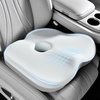 image:imageCoverado Seat Cushions Neck Pillow Lumbar Support Pillow for Car Memory Foam Office Chair Back Support Orthopedic Coccyx Cushion with NonSlip Bottom Neck Butt Back Pillow for Chair Truck GrayampBlackGraylight Gray