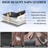 image:imageCoverado Front Seat Covers Car Seat Protector Waterproof Nappa Leather Cushion Fit for Most Sedans SUV Pickup TruckBlackampCoffeeBlackcoffee