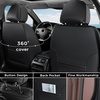 image:imageCoverado Front Seat Covers Car Seat Protector Waterproof Nappa Leather Cushion Fit for Most Sedans SUV Pickup TruckBlackampCoffeeBlackcoffee