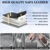 image:imageCoverado Front Seat Covers Car Seat Protector Waterproof Nappa Leather Cushion Fit for Most Sedans SUV Pickup TruckBlackampCoffeeGrayD