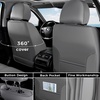 image:imageCoverado Front Seat Covers Car Seat Protector Waterproof Nappa Leather Cushion Fit for Most Sedans SUV Pickup TruckBlackampCoffeeGrayD