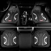 image:imageCoverado 59007 Car Mats Full Set All Weather Car Floor Mats for Cars Waterproof Automotive Floor Mats with AntiSlip Backing Universal Trim to Fit Car Mat for Cars SUV Truck Vans 4Pcs BlackampGray
