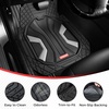 image:imageCoverado 59007 Car Mats Full Set All Weather Car Floor Mats for Cars Waterproof Automotive Floor Mats with AntiSlip Backing Universal Trim to Fit Car Mat for Cars SUV Truck Vans 4Pcs BlackampGray